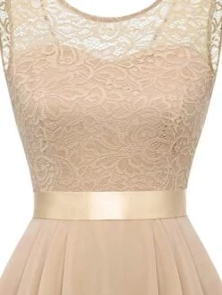 Women‘s Plus Size Curve Black Dress Easter Dress Lace Sleeveless Party Dress Solid Color Crew Neck Spring Fall Prom Dress Maxi Dress Party Club Dress Dress -Cheap Plus Fit Dress Store asflxc1650968945599