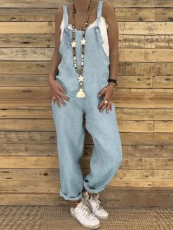 Women's Jumpsuits Casual Fall Maillard Bib Utility Overall Pocket Solid Color Daily Going Out Straight Regular Fit Sleeveless Black Blue Wine S M L Spring Summer 13 Women's Jumpsuits Casual Fall Maillard Bib Utility Overall Pocket Solid Color Daily Going Out Straight Regular Fit Sleeveless Black Blue Wine S M L Spring Summer -Cheap Plus Fit Dress Store ayclvw1678181788551