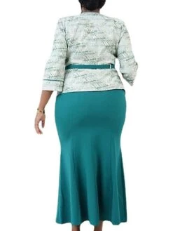 Women‘s Plus Size Curve Work Dress Tie Dye Crew Neck 3/4 Length Sleeve Spring Fall Fashion Elegant Mature Maxi Long Dress Office Work Dress 8 Women‘s Plus Size Curve Work Dress Tie Dye Crew Neck 3/4 Length Sleeve Spring Fall Fashion Elegant Mature Maxi Long Dress Office Work Dress -Cheap Plus Fit Dress Store aytcgh1671608639188