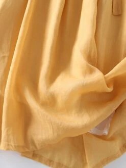 Women's Casual Dress A Line Dress Midi Dress Polyester Fashion Daily Outdoor Daily Vacation Crew Neck Ruched Tie Belt Long Sleeve Fall Winter Autumn 2023 Loose Fit Yellow Pink Purple Plain M L XL 2XL -Cheap Plus Fit Dress Store bkorci1693904179905