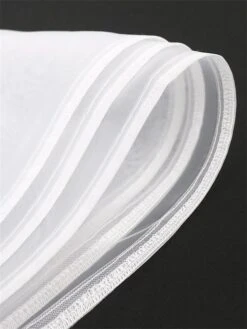 Women's Plus Size Curve Party Dress Cocktail Dress White Dress Plain Mini Dress 3/4 Length Sleeve Mesh Crew Neck Fashion Party White Fall Winter XL XXL 3XL 4XL -Cheap Plus Fit Dress Store blvhqw1694425965464