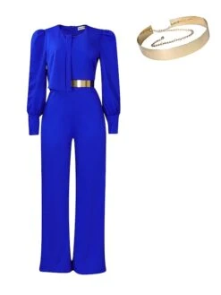 Women‘s Jumpsuit High Waist Solid Color Pink Fall Winter Round Neck Active Daily Vacation Slim Long Sleeve Royal Blue Orange S M L 19 Women‘s Jumpsuit High Waist Solid Color Pink Fall Winter Round Neck Active Daily Vacation Slim Long Sleeve Royal Blue Orange S M L -Cheap Plus Fit Dress Store bnbuub1695871501656