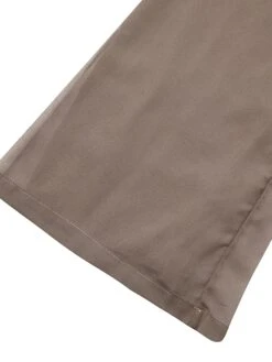 Women's Jumpsuit Lace Solid Color Round Neck Elegant Wedding Party Straight Regular Fit 3/4 Length Sleeve Brown S M L Spring Cold Weather -Cheap Plus Fit Dress Store bovyib1662455871413