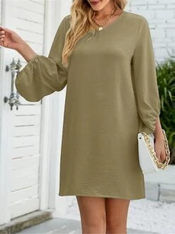 Women's Casual Dress Cotton Linen Dress Mini Dress Polyester Basic Classic Outdoor Daily Vacation V Neck Basic Long Sleeve Spring Fall Autumn 2023 Loose Fit Navy Blue Green Gray Plain S M L XL 2XL 7 Women's Casual Dress Cotton Linen Dress Mini Dress Polyester Basic Classic Outdoor Daily Vacation V Neck Basic Long Sleeve Spring Fall Autumn 2023 Loose Fit Navy Blue Green Gray Plain S M L XL 2XL -Cheap Plus Fit Dress Store boyanw1692961075089
