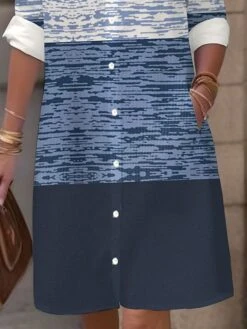 Women's Shirt Dress Casual Dress Midi Dress Outdoor Office Daily Polyester Fashion Modern Shirt Collar Button Pocket Long Sleeve Fall Winter 2023 Loose Fit Blue Striped S M L XL 2XL 5 Women's Shirt Dress Casual Dress Midi Dress Outdoor Office Daily Polyester Fashion Modern Shirt Collar Button Pocket Long Sleeve Fall Winter 2023 Loose Fit Blue Striped S M L XL 2XL -Cheap Plus Fit Dress Store bqhwzw1694058934967