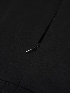 Women Party Jumpsuit Cut Out Solid Color Cold Shoulder Business Wedding Party Straight Regular Fit Short Sleeve Black S M L Spring Summer -Cheap Plus Fit Dress Store btifou1667790188902