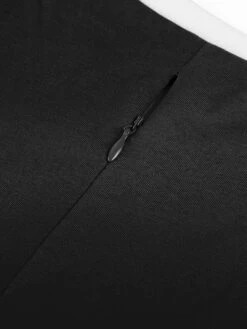 Women's Work Dress Sheath Dress Church Dress Midi Dress Black Dusty Blue 3/4 Length Sleeve Pure Color Fake Two Piece Spring Fall Winter Square Neck Modern Winter Dress Office Fall Dress 2023 S M L XL -Cheap Plus Fit Dress Store bvbfky1693280878164