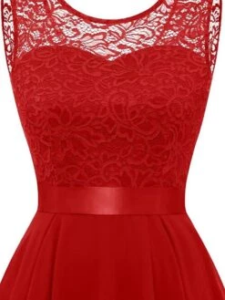 Women‘s Plus Size Curve Black Dress Easter Dress Lace Sleeveless Party Dress Solid Color Crew Neck Spring Fall Prom Dress Maxi Dress Party Club Dress Dress -Cheap Plus Fit Dress Store bvjtvy1650968942435