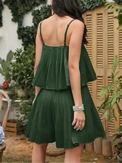 Women's Romper Ruffle Backless Solid Color Square Neck Basic Street Daily Regular Fit Sleeveless Black White Navy Blue S M L Summer 30 Women's Romper Ruffle Backless Solid Color Square Neck Basic Street Daily Regular Fit Sleeveless Black White Navy Blue S M L Summer -Cheap Plus Fit Dress Store ckgynr1680602603459