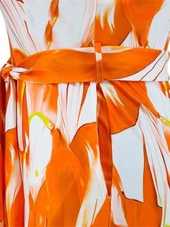 Women's Jumpsuit High Waist Print Floral Crew Neck Casual Daily Holiday Regular Fit Sleeveless Red Blue Purple XL XXL 3XL Spring -Cheap Plus Fit Dress Store cqksgx1675747215674