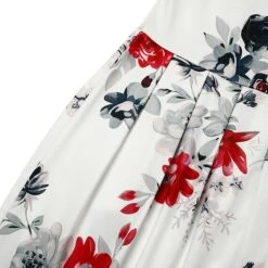 Women's Jumpsuit Lace Print Floral Crew Neck Elegant Daily Holiday Straight Regular Fit Sleeveless Beige White S M L Spring -Cheap Plus Fit Dress Store dofyzi1662460277330