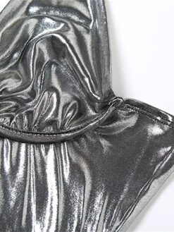 Women's Jumpsuit Backless Cut Out Solid Color Halter Neck Streetwear Wedding Party Regular Fit Sleeveless Black Blue Dark Gray S M L Summer -Cheap Plus Fit Dress Store dpseoe1678857510817