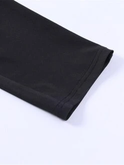 Women's Jumpsuit Zipper High Waist Solid Color Stand Collar Streetwear Street Sport Regular Fit Long Sleeve Black S M L Fall -Cheap Plus Fit Dress Store dqpcml1695025450719