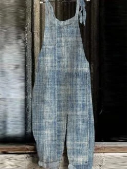 Women's Overall Print Geometric Holiday Daily Going Out Straight Loose Fit Strap Blue Dusty Blue Light Blue S M L Summer 5 Women's Overall Print Geometric Holiday Daily Going Out Straight Loose Fit Strap Blue Dusty Blue Light Blue S M L Summer -Cheap Plus Fit Dress Store drmugh1686822970469