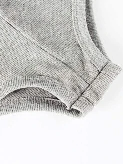 Women's Bodysuit Solid Color V Neck Basic Home Daily Bodycon Long Sleeve Pink Gray S M L All Seasons -Cheap Plus Fit Dress Store dzpmlf1697180688480