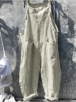 Women's Overalls Cotton Blend Black Yellow Red Streetwear Casual Lounge Daily Vacation Going Out Pocket Print Micro-elastic Full Length Plaid L XL XXL 3XL