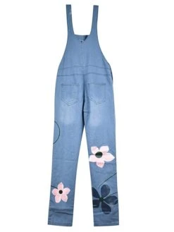 Denim Jumpsuit For Women Overall Utility Patch Pocket Print Floral Casual Daily Going Out Regular Fit Sleeveless Blue Gray Light Blue S M L Fall Cowboy 9 Denim Jumpsuit For Women Overall Utility Patch Pocket Print Floral Casual Daily Going Out Regular Fit Sleeveless Blue Gray Light Blue S M L Fall Cowboy -Cheap Plus Fit Dress Store ehivur1642678480164