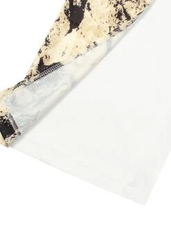 Women's Jumpsuit Patchwork Print Color Block One Shoulder Elegant Party Prom Straight Regular Fit Short Sleeve Brown S M L Spring -Cheap Plus Fit Dress Store emarxm1656999906416