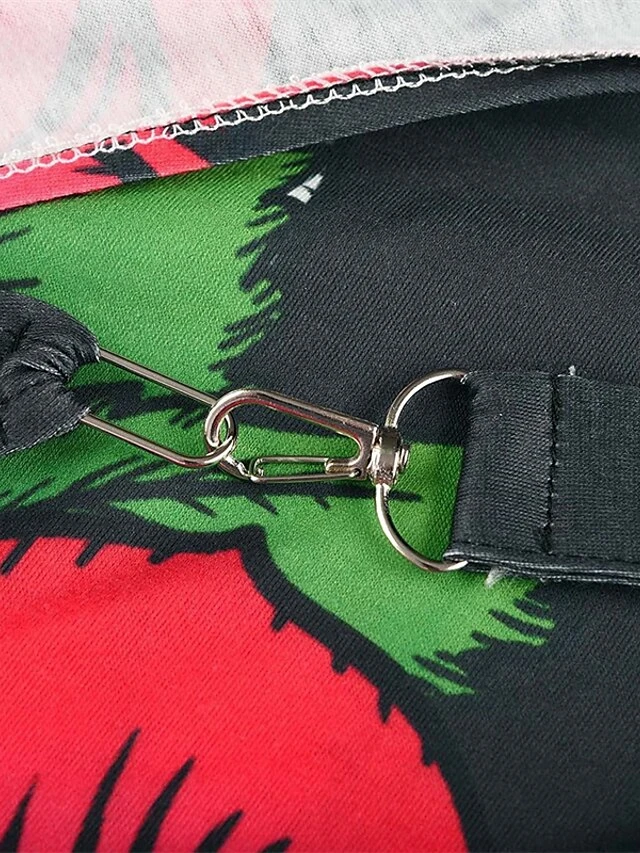 Women's Jumpsuit Print Animal Square Neck Streetwear Street Daily Regular Fit Sleeveless Green Purple Yellow S M L Spring 7 Women's Jumpsuit Print Animal Square Neck Streetwear Street Daily Regular Fit Sleeveless Green Purple Yellow S M L Spring - Image 7