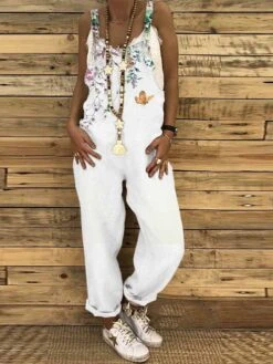 Women's Overall Pocket Print Floral U Neck Holiday Daily Vacation Straight Regular Fit Sleeveless Sleeveless White Red Green S M L Summer 5 Women's Overall Pocket Print Floral U Neck Holiday Daily Vacation Straight Regular Fit Sleeveless Sleeveless White Red Green S M L Summer -Cheap Plus Fit Dress Store esroni1685529581854