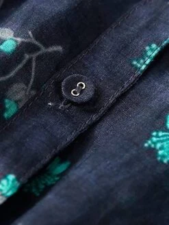 Women's Casual Dress Cotton Linen Dress A Line Dress Midi Dress Linen / Cotton Blend Basic Classic Outdoor Daily Vacation Split Neck Button Pocket 3/4 Length Sleeve Spring Fall Autumn 2023 Loose Fit -Cheap Plus Fit Dress Store fbsndk1693967794437