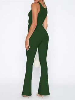 Women's Jumpsuit Workout Bodysuit Cut Out Solid Color V Neck Sexy Party Going Out Regular Fit Sleeveless Brown Green Dark Gray XS S M Summer Fall Gym 29 Women's Jumpsuit Workout Bodysuit Cut Out Solid Color V Neck Sexy Party Going Out Regular Fit Sleeveless Brown Green Dark Gray XS S M Summer Fall Gym -Cheap Plus Fit Dress Store fjjosz1690353196702