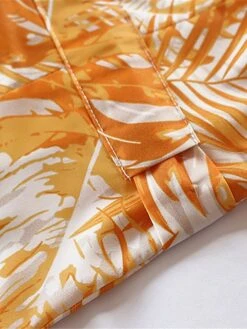 Women's Shirt Dress Casual Dress Swing Dress Maxi Long Dress Outdoor Daily Date Polyester Fashion Casual Shirt Collar Lace Up Button Long Sleeve Fall Winter 2023 Loose Fit Blue Orange Leaf S M L XL -Cheap Plus Fit Dress Store flkneh1695367375396