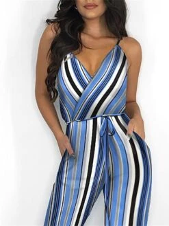 Women's Jumpsuits Casual Summer Lace Up Pocket Plaid V Neck Streetwear Daily Vacation Regular Fit Sleeveless White Yellow Light Green S M L Spring 30 Women's Jumpsuits Casual Summer Lace Up Pocket Plaid V Neck Streetwear Daily Vacation Regular Fit Sleeveless White Yellow Light Green S M L Spring -Cheap Plus Fit Dress Store fnyuii1676441397567