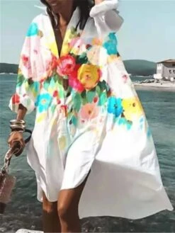 Women's Shirt Dress Casual Dress Shift Dress Midi Dress Outdoor Daily Going Out Polyester Fashion Casual Shirt Collar Button High Low Dress Long Sleeve Summer Spring Fall 2023 Loose Fit Yellow Red 5 Women's Shirt Dress Casual Dress Shift Dress Midi Dress Outdoor Daily Going Out Polyester Fashion Casual Shirt Collar Button High Low Dress Long Sleeve Summer Spring Fall 2023 Loose Fit Yellow Red -Cheap Plus Fit Dress Store fqayho1672137077830