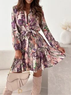 Women's Shirt Dress Casual Dress Swing Dress Mini Dress Outdoor Daily Vacation Polyester Fashion Casual Shirt Collar Lace Up Pocket Long Sleeve Spring Fall Winter 2023 Loose Fit Blue Brown Apricot 15 Women's Shirt Dress Casual Dress Swing Dress Mini Dress Outdoor Daily Vacation Polyester Fashion Casual Shirt Collar Lace Up Pocket Long Sleeve Spring Fall Winter 2023 Loose Fit Blue Brown Apricot -Cheap Plus Fit Dress Store frwqhc1696846047357