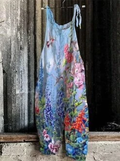 Jumpsuits For Women Print Animal Trug Life Square Neck Casual Daily Holiday Regular Fit Sleeveless Blue Purple Yellow S M L Spring Summer Fall 9 Jumpsuits For Women Print Animal Trug Life Square Neck Casual Daily Holiday Regular Fit Sleeveless Blue Purple Yellow S M L Spring Summer Fall -Cheap Plus Fit Dress Store gsapnn1655979046586