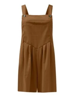 Jumpsuits For Women Summer Overall Bib Pocket Solid Color Square Neck Basic Daily Vacation Regular Fit Sleeveless Black Yellow Pink S M L 32 Jumpsuits For Women Summer Overall Bib Pocket Solid Color Square Neck Basic Daily Vacation Regular Fit Sleeveless Black Yellow Pink S M L -Cheap Plus Fit Dress Store guqtbo1680602603847