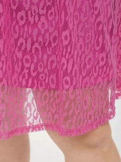 Women's Plus Size Curve Party Dress Lace Dress Cocktail Dress Midi Dress Fuchsia Half Sleeve Pure Color Lace Summer Spring Fall V Neck Fashion Birthday Wedding Guest Vacation 2023 XL XXL 3XL 4XL 21 Women's Plus Size Curve Party Dress Lace Dress Cocktail Dress Midi Dress Fuchsia Half Sleeve Pure Color Lace Summer Spring Fall V Neck Fashion Birthday Wedding Guest Vacation 2023 XL XXL 3XL 4XL -Cheap Plus Fit Dress Store guubwn1692157196075