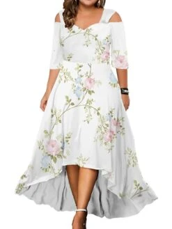 Women‘s Plus Size Curve Casual Dress Graphic Floral Long Dress Maxi Dress Half Sleeve Print V Neck Fashion Daily Black White Summer Spring L XL XXL 3XL 4XL 15 Women‘s Plus Size Curve Casual Dress Graphic Floral Long Dress Maxi Dress Half Sleeve Print V Neck Fashion Daily Black White Summer Spring L XL XXL 3XL 4XL -Cheap Plus Fit Dress Store gvfsqj1686027839102