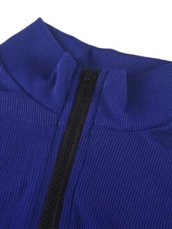 Women's Jumpsuit Zipper Solid Color V Neck Active Street Sport Regular Fit Long Sleeve Blue Khaki Dark Gray S M L Winter -Cheap Plus Fit Dress Store gxcnsw1660905030482