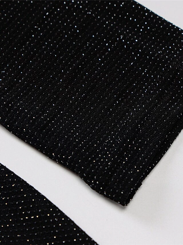 Women's Jumpsuit Backless Turtleneck Streetwear Street Regular Fit Long Sleeve Black S M L Fall 10 Women's Jumpsuit Backless Turtleneck Streetwear Street Regular Fit Long Sleeve Black S M L Fall - Image 10