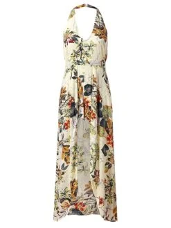 Women‘s Jumpsuit Tropical Floral Print Plunging Neck Flounce Sleeve Ruffle Hem Jumpsuit Overlay Wedding Party Casual 8 Women‘s Jumpsuit Tropical Floral Print Plunging Neck Flounce Sleeve Ruffle Hem Jumpsuit Overlay Wedding Party Casual -Cheap Plus Fit Dress Store heahoi1690528576873