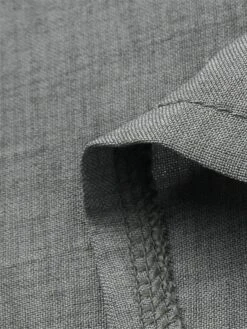 Women‘s Plus Size Curve Casual Dress Solid Color Shirt Collar 3/4 Length Sleeve Fall Spring Casual Classic Mini Dress Daily Vacation Dress -Cheap Plus Fit Dress Store hindzp1672022975781