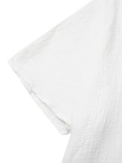 Women's Casual Dress Shirt Dress Cotton Linen Dress Mini Dress Blue Purple Pink Short Sleeve Pure Color Spring Summer V Neck Beach Basic Daily Weekend Loose Fit Linen S M L XL XXL 3XL -Cheap Plus Fit Dress Store hitmkf1684215518699