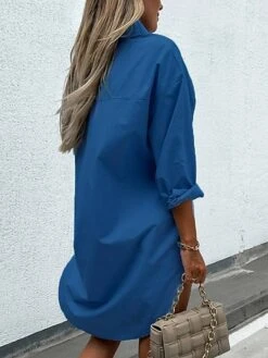 Women's Shirt Blouse Linen White Blue Khaki Plain Button Pocket Long Sleeve Casual Holiday Vacation Fashion Shirt Collar Regular Fit Spring &Fall 16 Women's Shirt Blouse Linen White Blue Khaki Plain Button Pocket Long Sleeve Casual Holiday Vacation Fashion Shirt Collar Regular Fit Spring &Fall -Cheap Plus Fit Dress Store hknoxi1694171417068