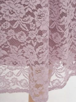 Women‘s Plus Size Curve Party Dress Lace Dress Cocktail Dress Midi Dress Black Pink Wine Half Sleeve Pure Color Lace Summer Spring Fall V Neck Fashion Birthday Wedding Guest Vacation 2023 -Cheap Plus Fit Dress Store hmigra1691564490728