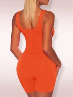 Women's Romper Backless Solid Color Crew Neck Active Home Street Skinny Sleeveless Green Blue Yellow S M L Spring 23 Women's Romper Backless Solid Color Crew Neck Active Home Street Skinny Sleeveless Green Blue Yellow S M L Spring -Cheap Plus Fit Dress Store htuwxz1645092959905