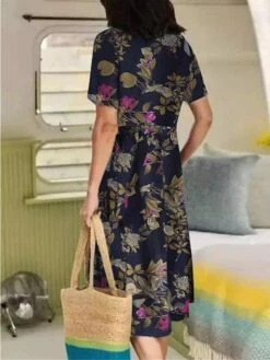 Women's Casual Dress Cotton Linen Dress Swing Dress Midi Dress Cotton Blend Basic Casual Outdoor Daily Vacation V Neck Pocket Print Short Sleeve Summer Spring 2023 Loose Fit Yellow Navy Blue Purple 9 Women's Casual Dress Cotton Linen Dress Swing Dress Midi Dress Cotton Blend Basic Casual Outdoor Daily Vacation V Neck Pocket Print Short Sleeve Summer Spring 2023 Loose Fit Yellow Navy Blue Purple -Cheap Plus Fit Dress Store icdoss1676442364838