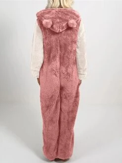 Women‘s Jumpsuit Patchwork Color Block Hooded Pink Fall Winter Streetwear Home Daily Loose Fit Long Sleeve Black White S M L 23 Women‘s Jumpsuit Patchwork Color Block Hooded Pink Fall Winter Streetwear Home Daily Loose Fit Long Sleeve Black White S M L -Cheap Plus Fit Dress Store igixyg1693213492336