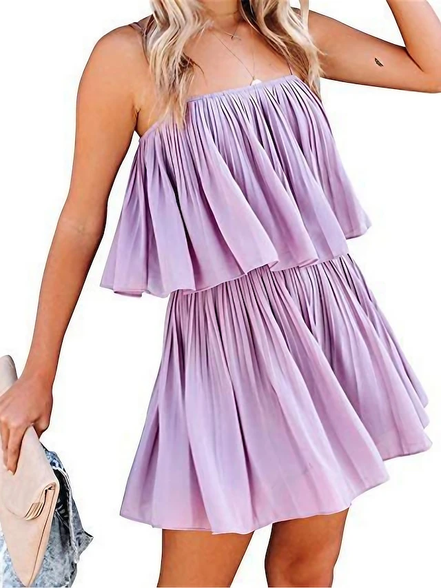 Women's Romper Ruffle Backless Solid Color Square Neck Basic Street Daily Regular Fit Sleeveless Black White Navy Blue S M L Summer 1 Women's Romper Ruffle Backless Solid Color Square Neck Basic Street Daily Regular Fit Sleeveless Black White Navy Blue S M L Summer