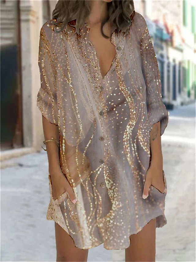 Women's Shirt Dress Casual Dress Shift Dress Mini Dress Outdoor Daily Vacation Polyester Fashion Casual Stand Collar Button Pocket Long Sleeve Summer Spring Fall 2023 Regular Fit Blue Green Khaki 1 Women's Shirt Dress Casual Dress Shift Dress Mini Dress Outdoor Daily Vacation Polyester Fashion Casual Stand Collar Button Pocket Long Sleeve Summer Spring Fall 2023 Regular Fit Blue Green Khaki