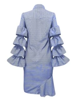 Women's Shirt Dress Sheath Dress Midi Dress Winter Dress Daily Vacation Polyester Cotton Blend Fashion Casual Shirt Collar Lace Up Ruched Long Sleeve Summer Spring Fall 2022 Regular Fit Red Light Blue 25 Women's Shirt Dress Sheath Dress Midi Dress Winter Dress Daily Vacation Polyester Cotton Blend Fashion Casual Shirt Collar Lace Up Ruched Long Sleeve Summer Spring Fall 2022 Regular Fit Red Light Blue -Cheap Plus Fit Dress Store ivwrtq1634352968139