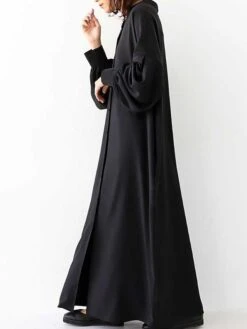 Women's Casual Dress Cotton Linen Dress Abaya Maxi Long Dress Linen / Cotton Blend Basic Classic Outdoor Daily Vacation Crew Neck Button Long Sleeve Spring Fall Winter 2023 Loose Fit Black Apricot 20 Women's Casual Dress Cotton Linen Dress Abaya Maxi Long Dress Linen / Cotton Blend Basic Classic Outdoor Daily Vacation Crew Neck Button Long Sleeve Spring Fall Winter 2023 Loose Fit Black Apricot -Cheap Plus Fit Dress Store jajcwm1692341113388