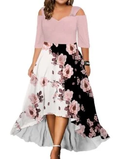 Women‘s Plus Size Curve Casual Dress Graphic Floral Long Dress Maxi Dress Half Sleeve Print V Neck Fashion Daily Black White Summer Spring L XL XXL 3XL 4XL 11 Women‘s Plus Size Curve Casual Dress Graphic Floral Long Dress Maxi Dress Half Sleeve Print V Neck Fashion Daily Black White Summer Spring L XL XXL 3XL 4XL -Cheap Plus Fit Dress Store jalfxv1686027836062