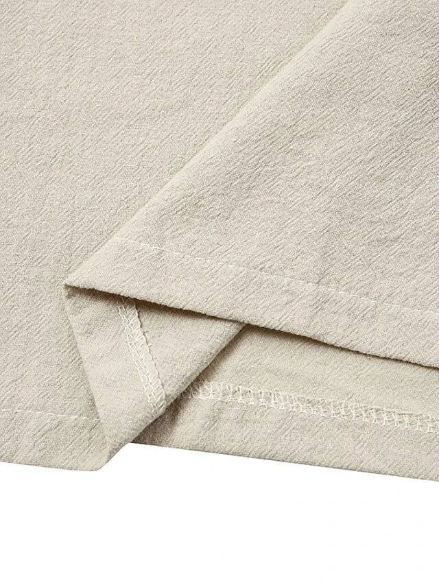 Women's Linen Dress Shift Dress Midi Dress Black Pink Apricot Short Sleeve Pure Color Pocket Summer Spring Fall Crew Neck Basic Loose Fit 2023 M L XL 2XL 3XL 4XL 5XL 17 Women's Linen Dress Shift Dress Midi Dress Black Pink Apricot Short Sleeve Pure Color Pocket Summer Spring Fall Crew Neck Basic Loose Fit 2023 M L XL 2XL 3XL 4XL 5XL - Image 17